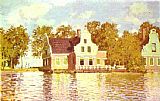 The House on the River Zaan in Zaandam by Claude Monet